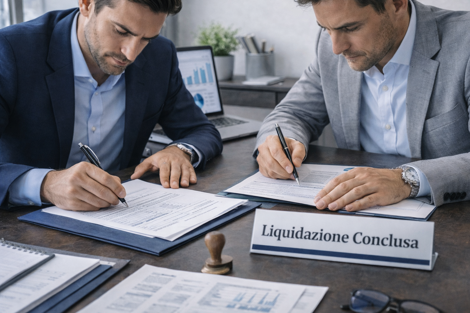 Studio Dalsass, Operazione Straordinaria, Liquidazione societaria